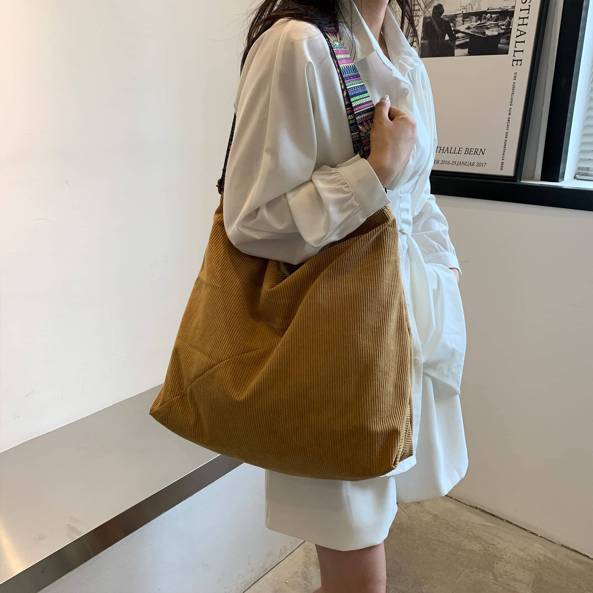 Tote Bag Women Large Crossbody Bag Stylish Handbag for Women Corduroy Hobo Bag Fashion shoulder Bag Purse