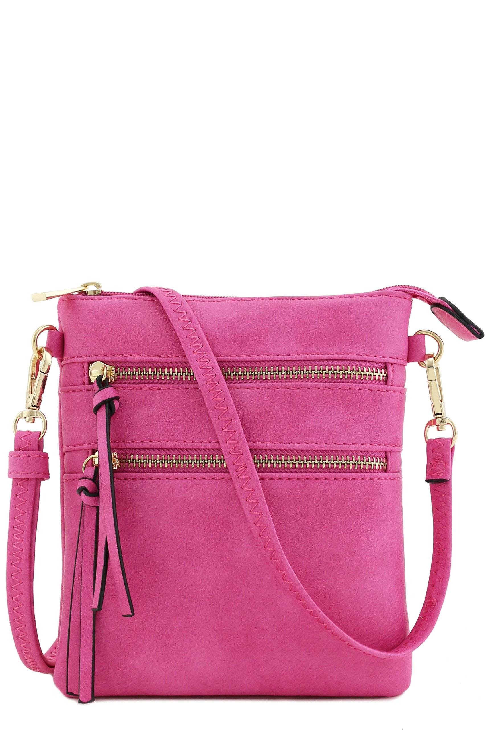 Functional Multi Pocket Crossbody Bag Woman Bags