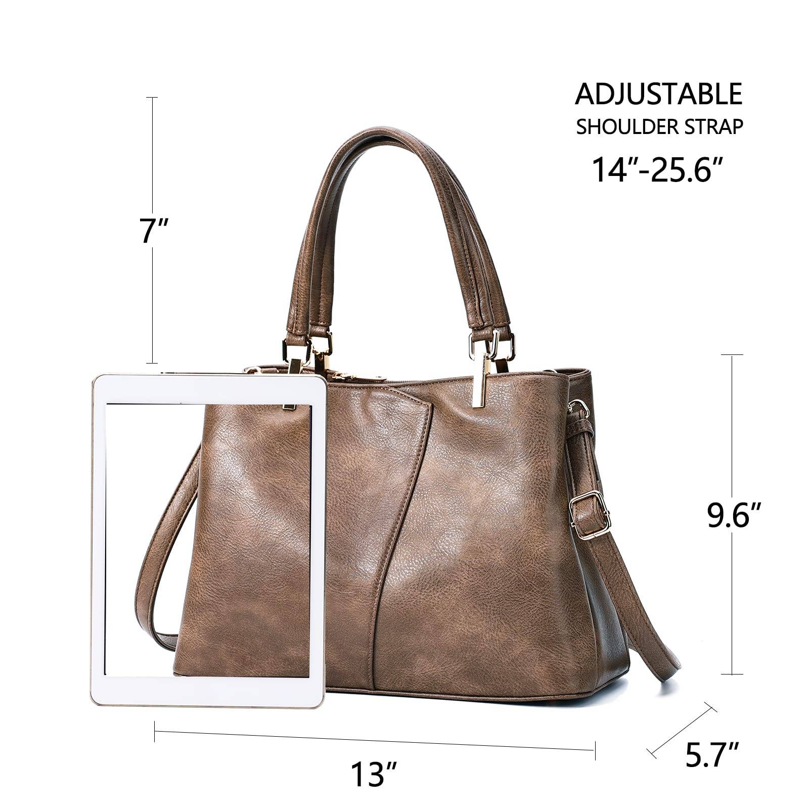 Hobo Bags for Women Large PU Leather Purses and Handbags Shoulder Bags Ladies Crossbody Bags Top Handle Tote Bag