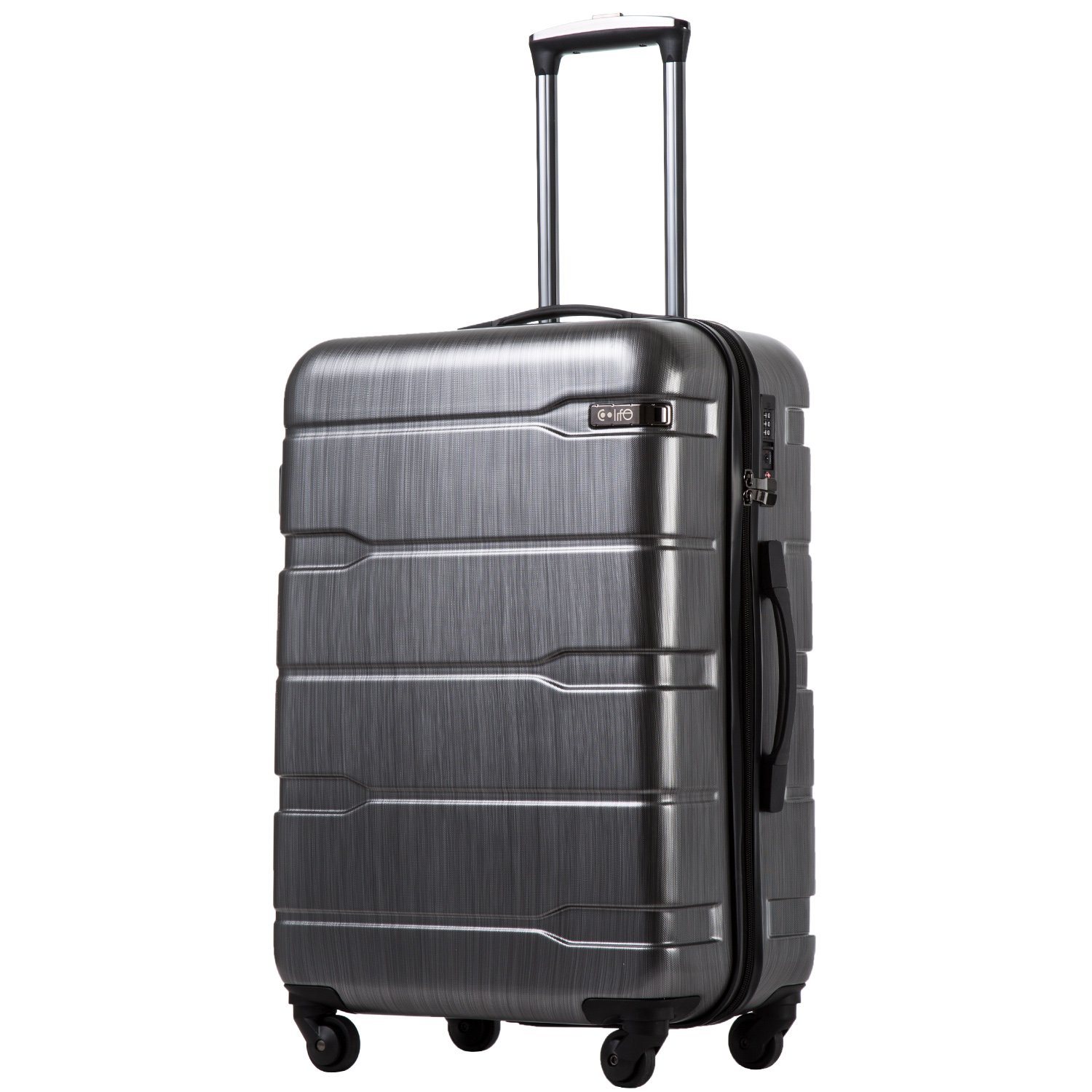 CLUCI Carry On Luggage 100% PC No Zipper Suitcase Aluminum Frame Hard Case  Suitcase Luggage With TSA Lock,20 Carry-On