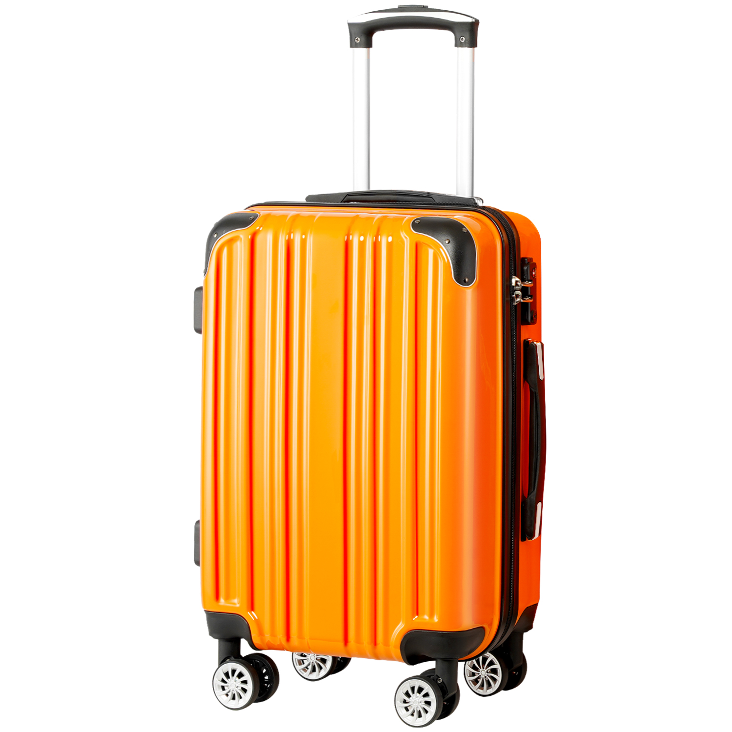 LIFE IS SIMPLE Powerflare Plus Smart Sync Koffer Orange 4er Set im Koffer :  : Fashion