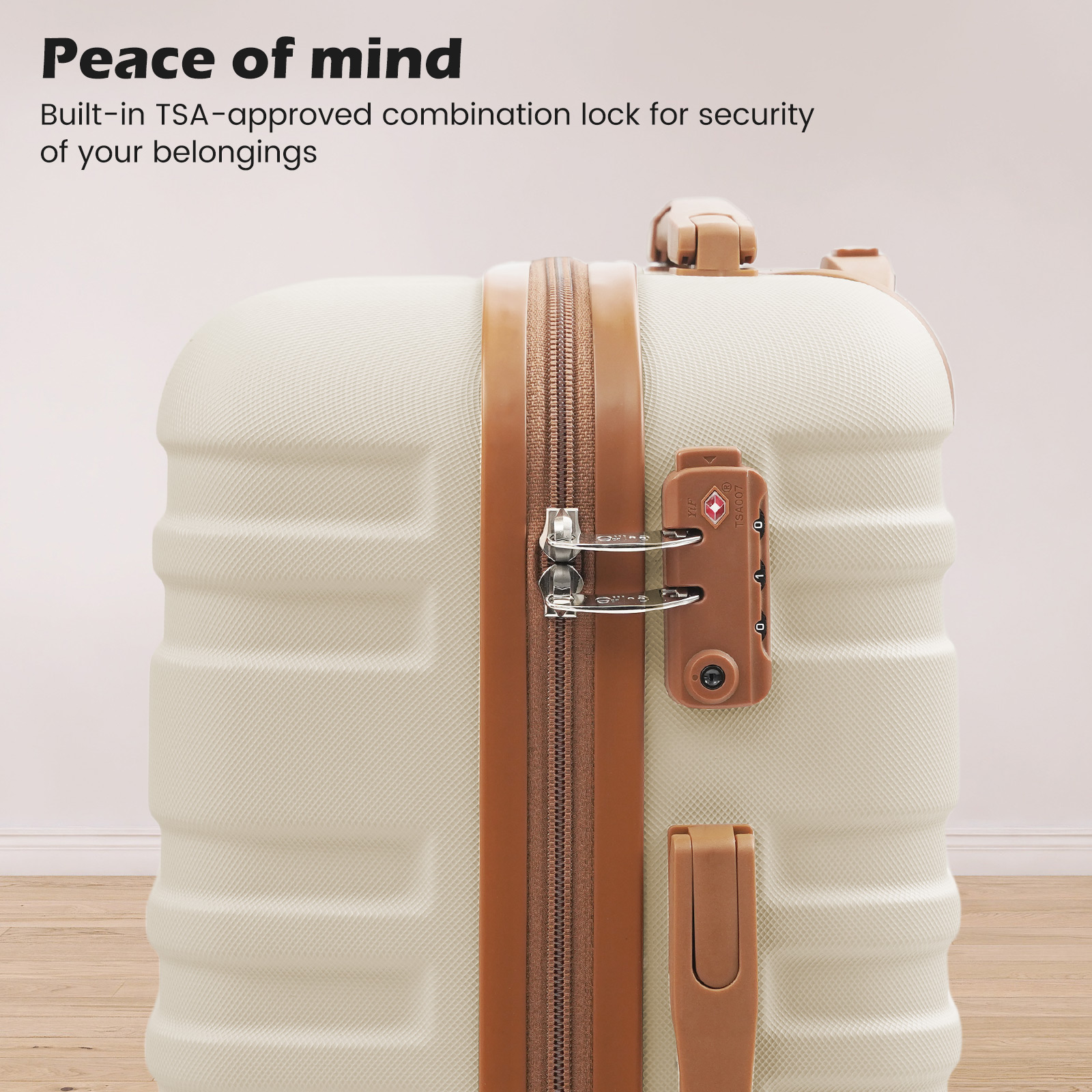 Coolife Luggage Suitcase Carry On Hardside Luggage with TSA Lock Spinner Wheels