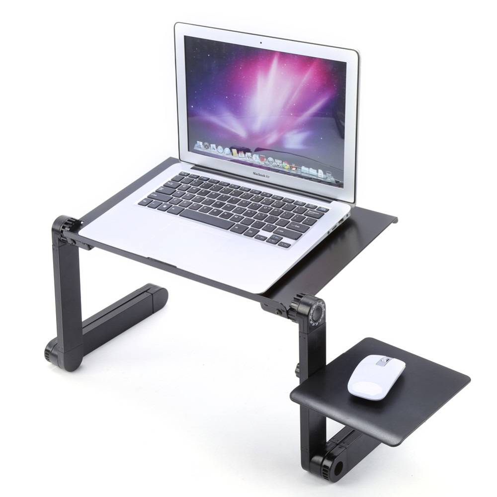 Aluminum Plain Foldable Computer Desks