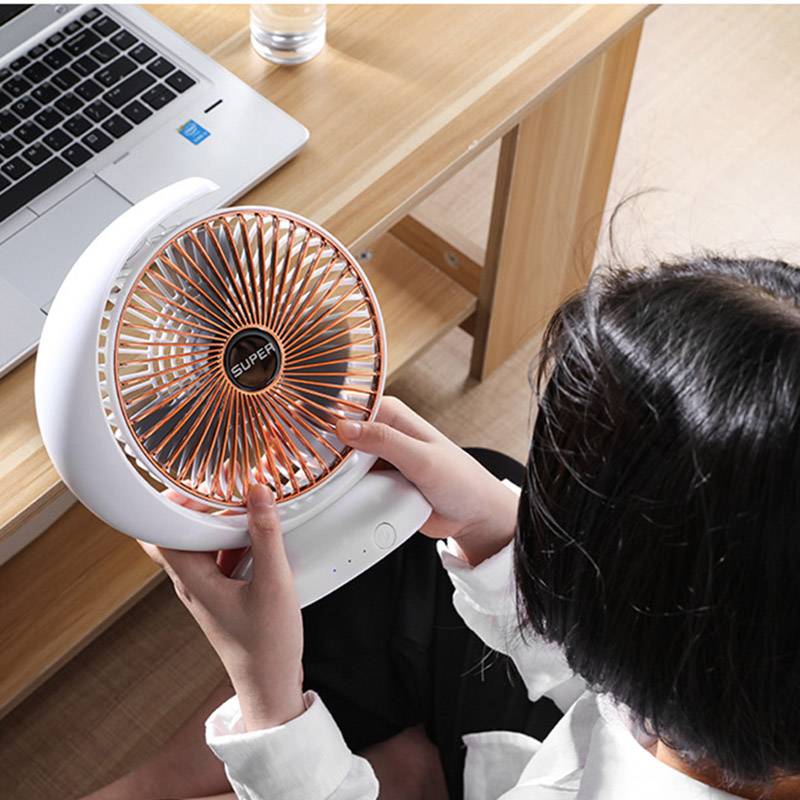 Button Plastic Plastic USB Fans