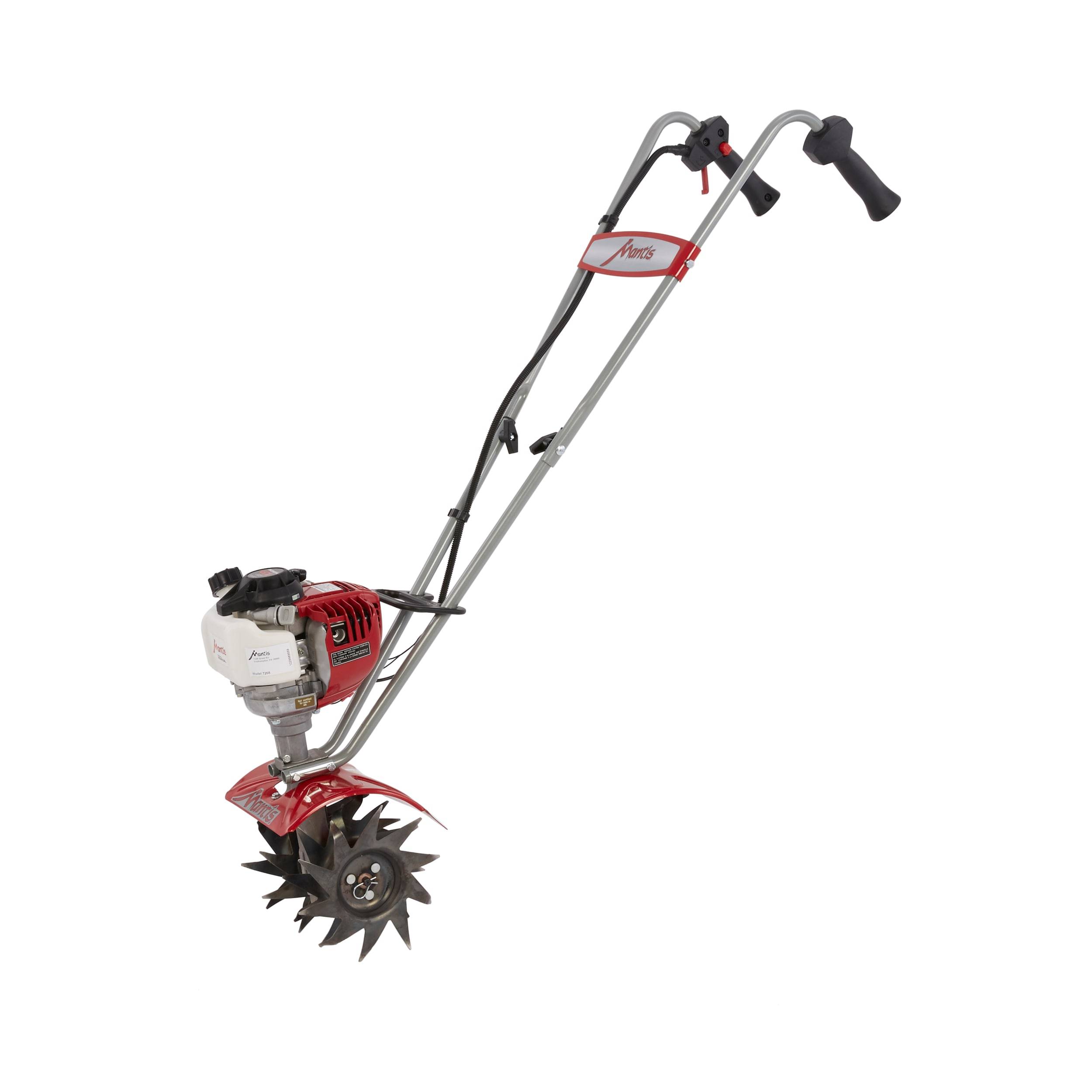 MANTIS 7268 Mini-Tiller/Cultivator 25-cc 9-in Front-Tine Forward-rotating Tiller (CARB)