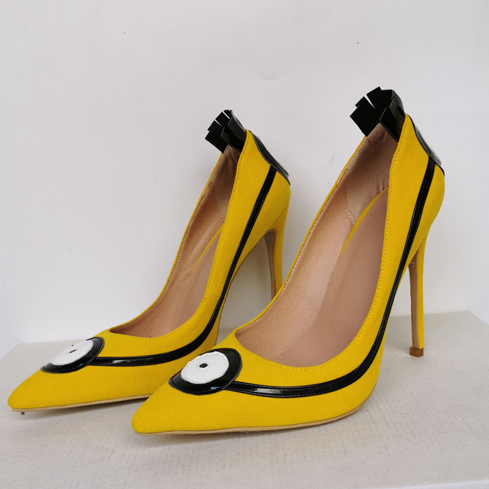 Ericdress Thread Pointed Toe Slip-On Color Block Thin Shoes