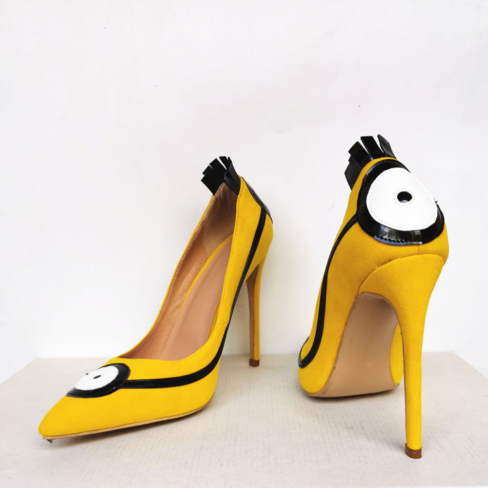 Ericdress Thread Pointed Toe Slip-On Color Block Thin Shoes