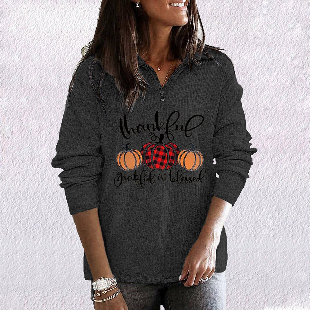 Ericdress Letter Print Thick Fall Hoodie
