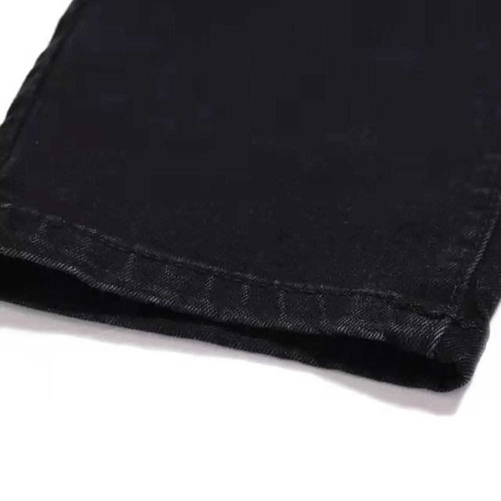Ericdress Pocket Pencil Pants Color Block European Mid Waist Jeans