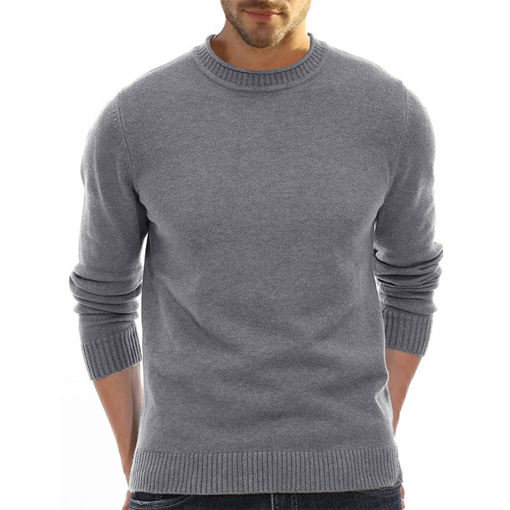 Ericdress Round Neck Standard Plain Winter Straight Sweater