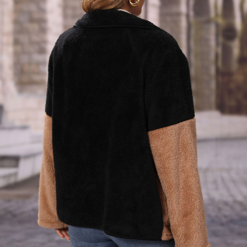 Ericdress Zipper Long Sleeve Fleece Fall Mid-Length Jacket