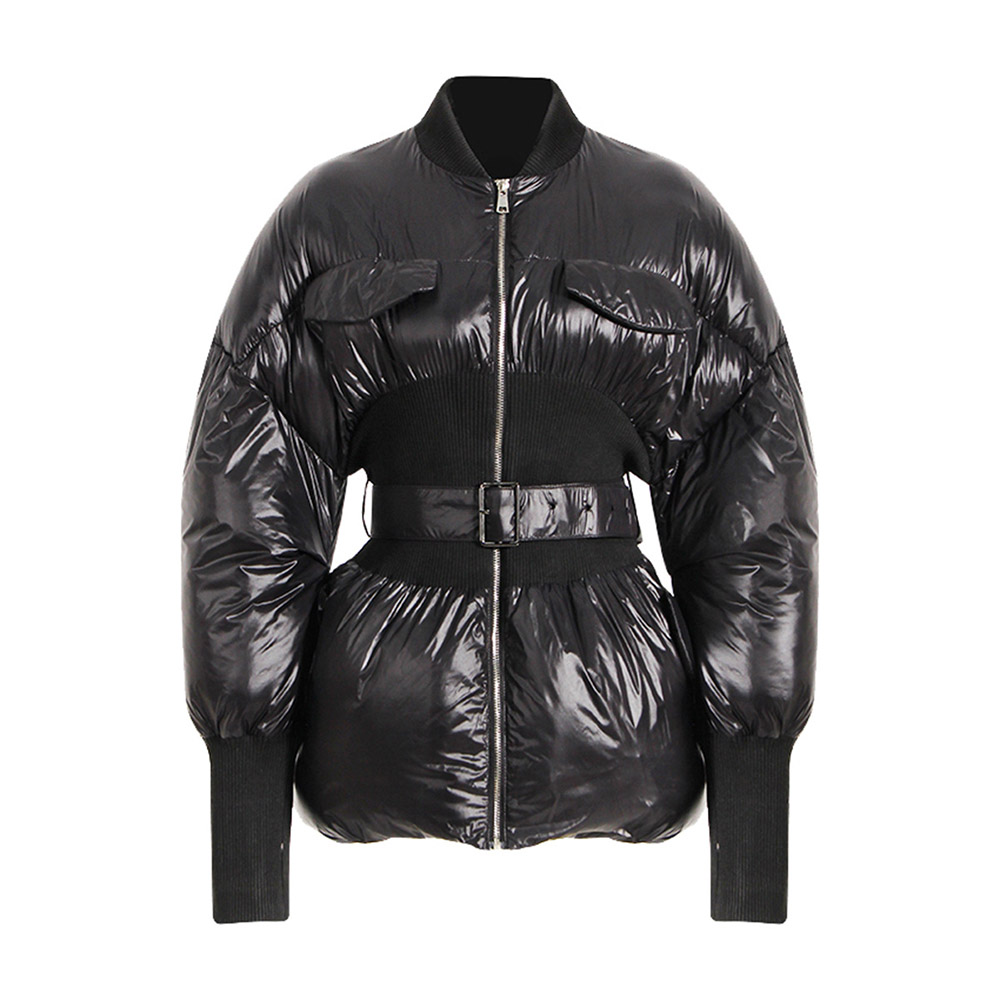 Ericdress Zipper Slim Thick Mid-Length Women's Cotton Padded Jacket