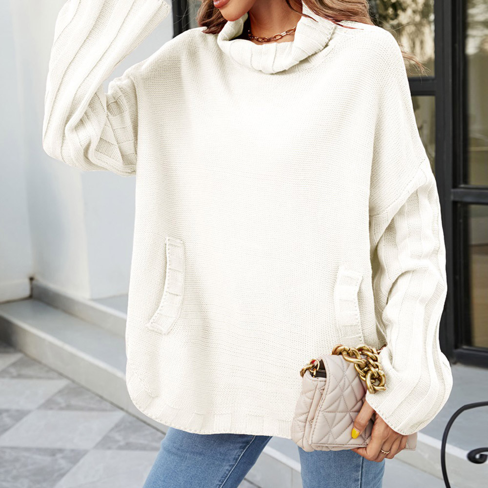 Ericdress Pocket Regular Mid-Length Long Sleeve Women's Sweater