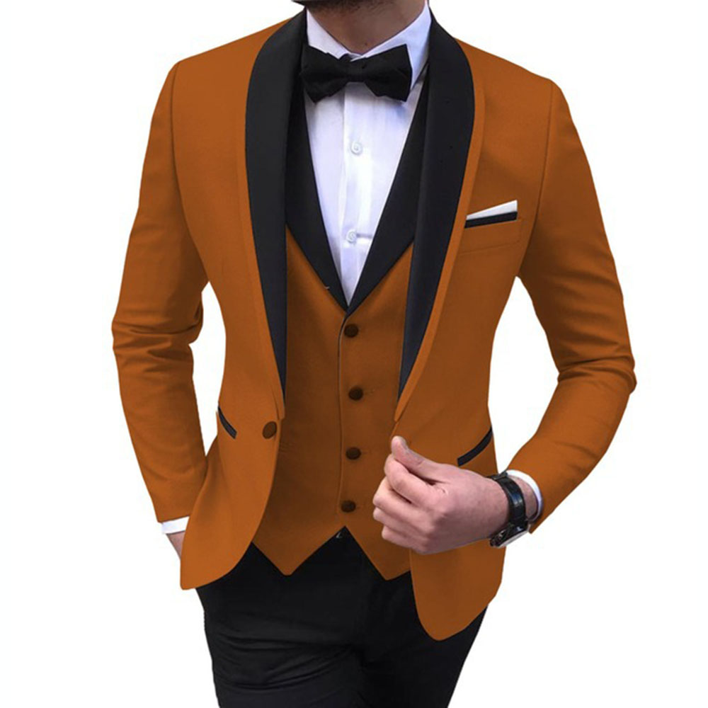 Ericdress Button Vest Men's Formal Dress Suit
