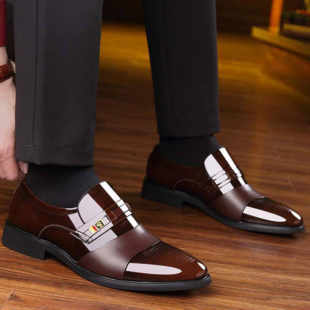 Ericdress Low-Cut Upper PU Leather Men's Shoes