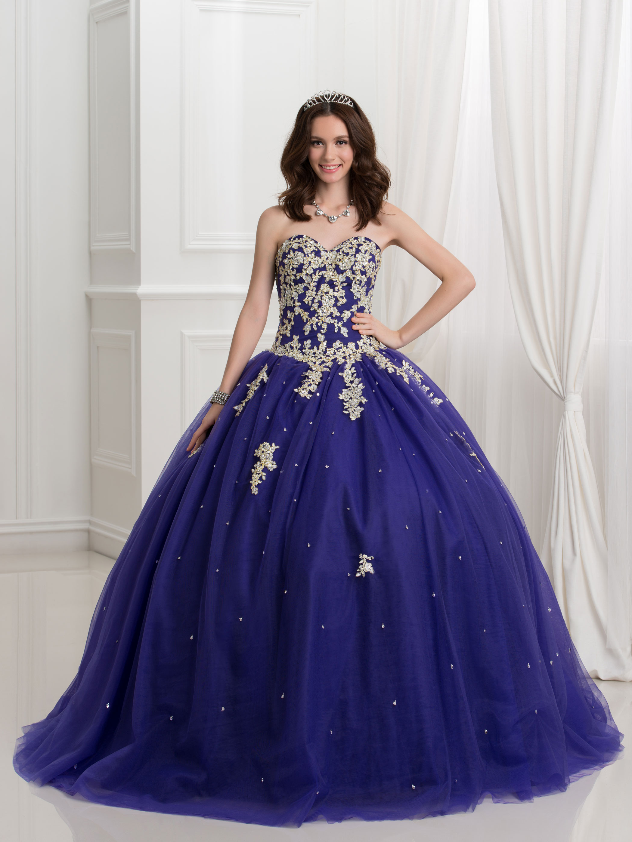 Ericdress Sweetheart Appliques Beading Ball Quinceanera Gown