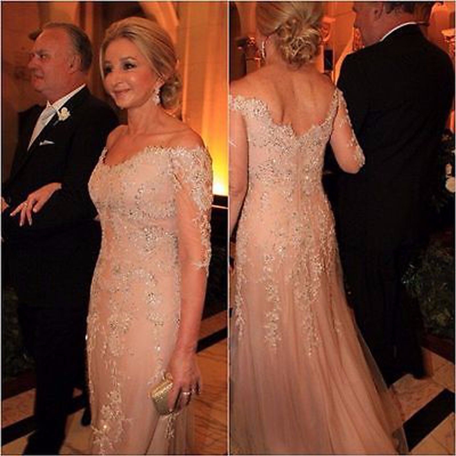 Ericdress 3/4 Length Sleeves Appliques Mother of the Bride Dress