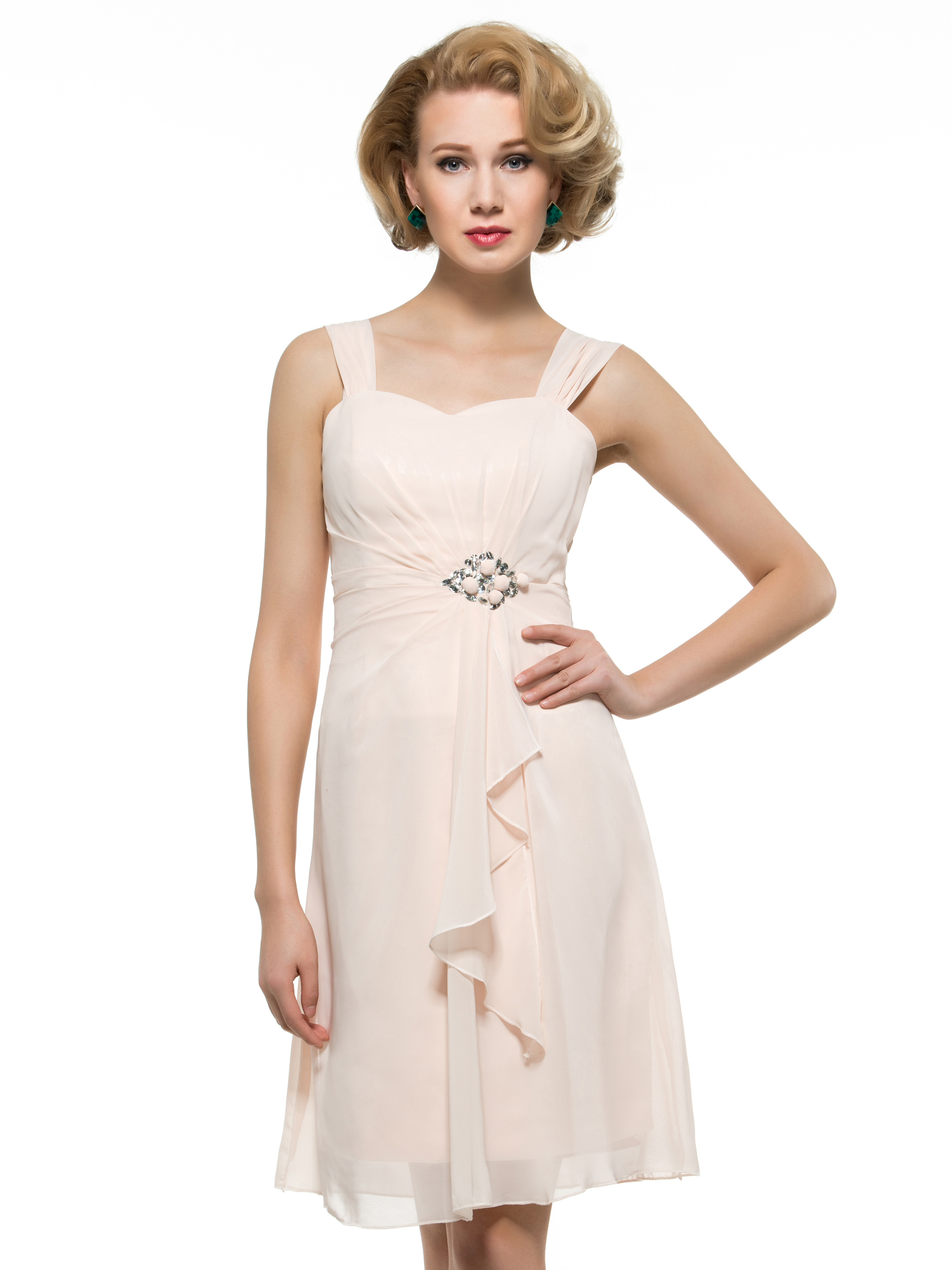 Ericdress Beading Short Mother Of The Bride Dress With Jacket