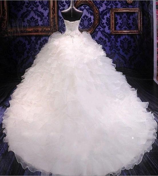 Ericdress Luxury Sweetheart Beadings Ball Gown Wedding Dress