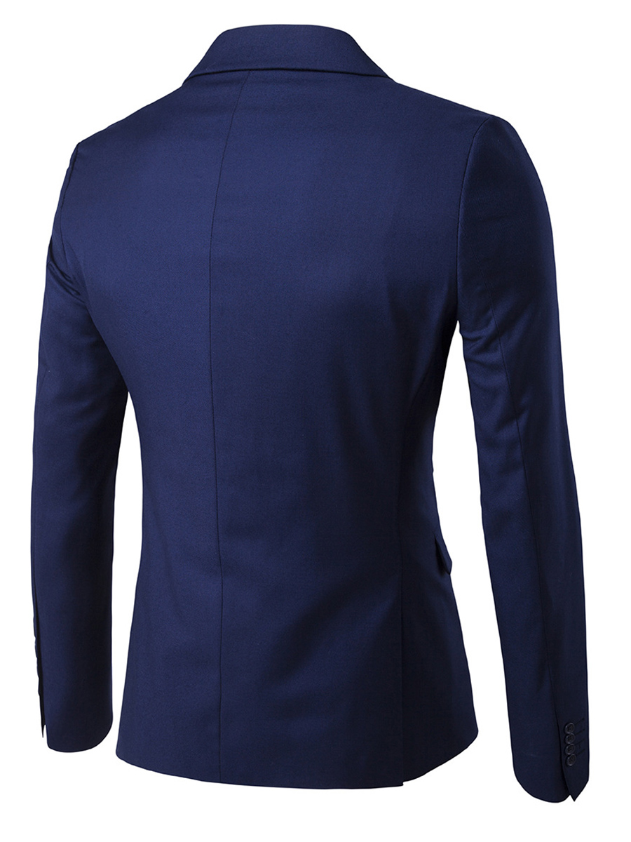 Ericdress Plain Three-Piece of Casual Slim Men's Suit