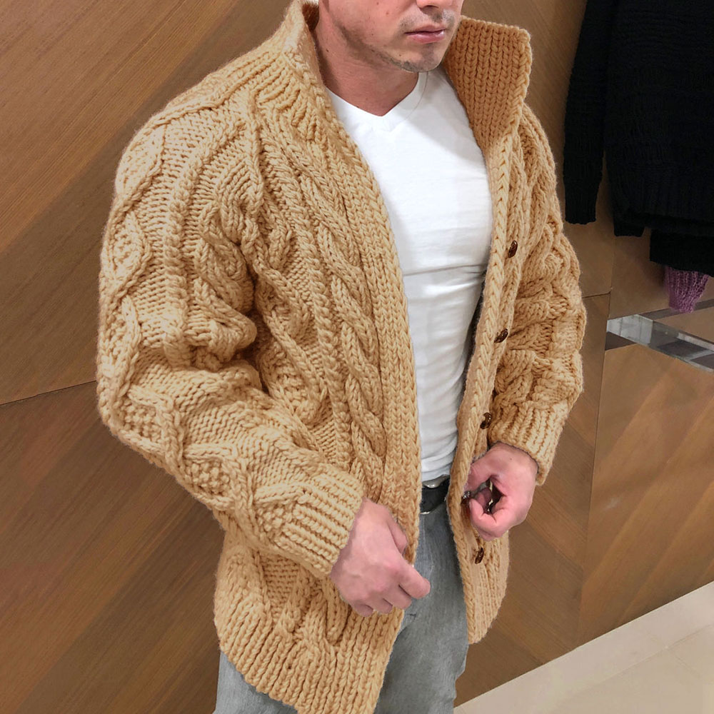 Ericdress Turtleneck Standard Plain Single-Breasted Slim Sweater
