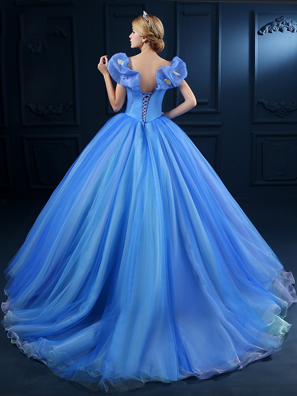 Ericdress Appliques Off-The-Shoulder Ball Gown Quinceanera Dress