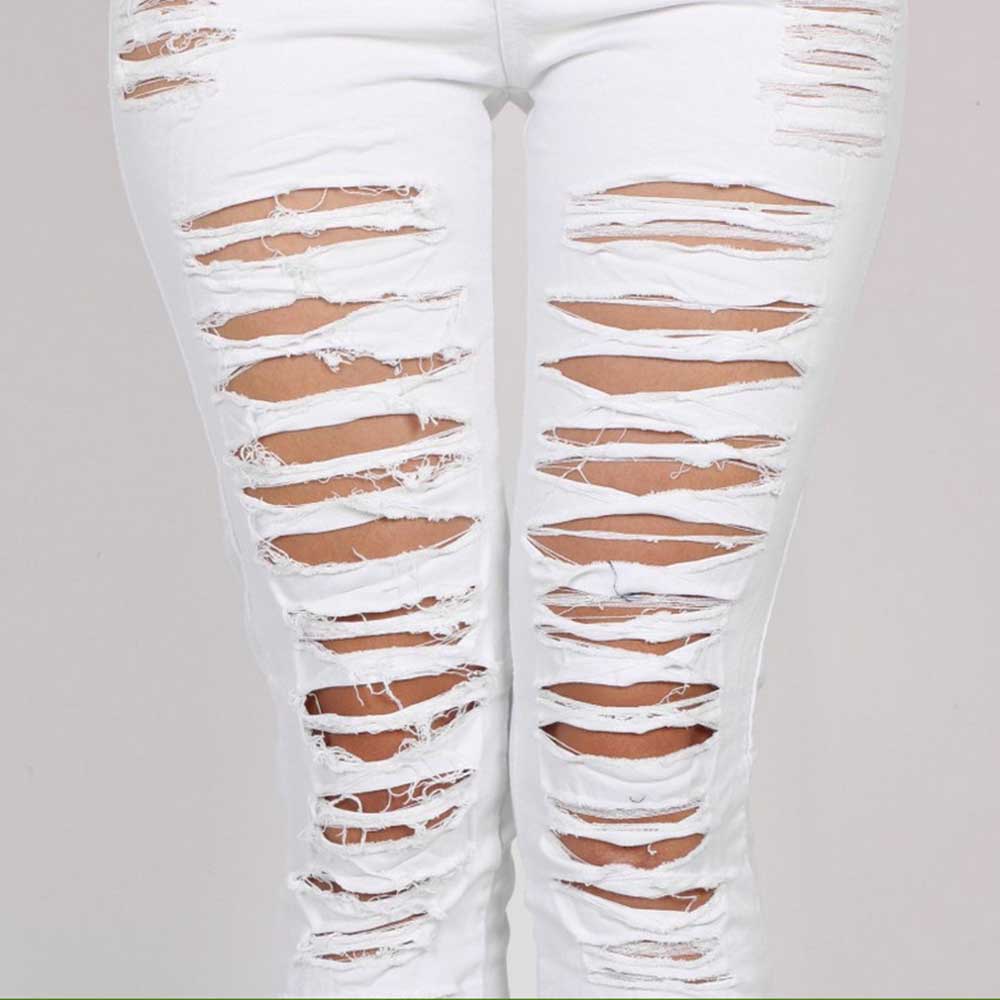 Ericdress Washable Plain Pencil Pants Zipper Women's Slim Jeans