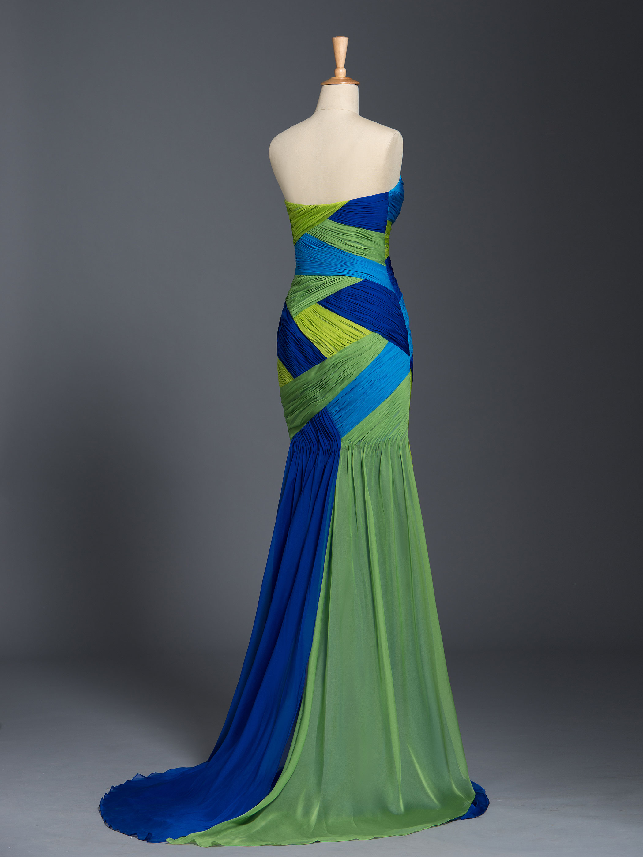 Ericdress Sweetheart Front-Split Contrast Color Evening Dress
