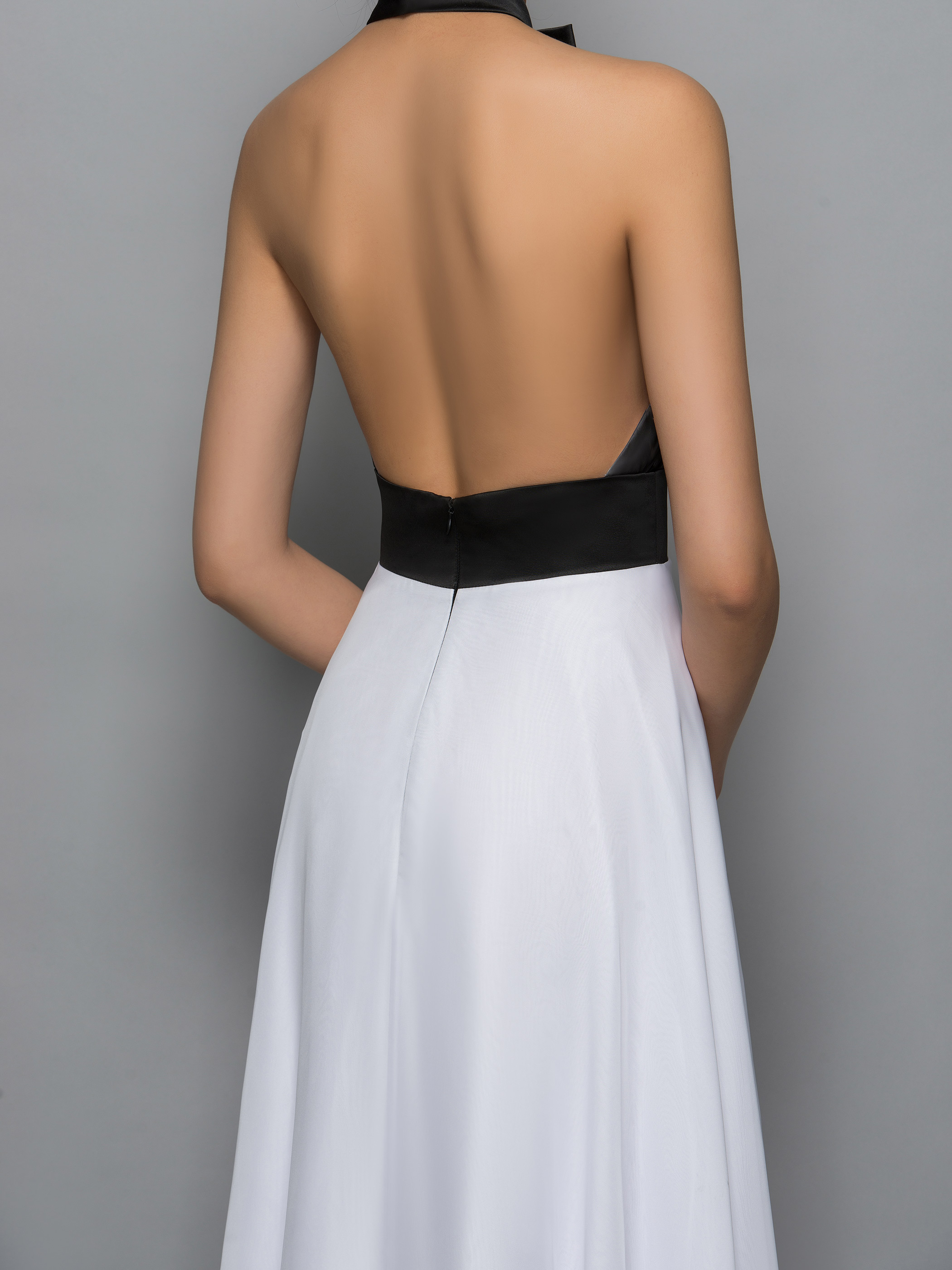 Ericdress Halter Bowknot High Low Backless Cocktail Dress
