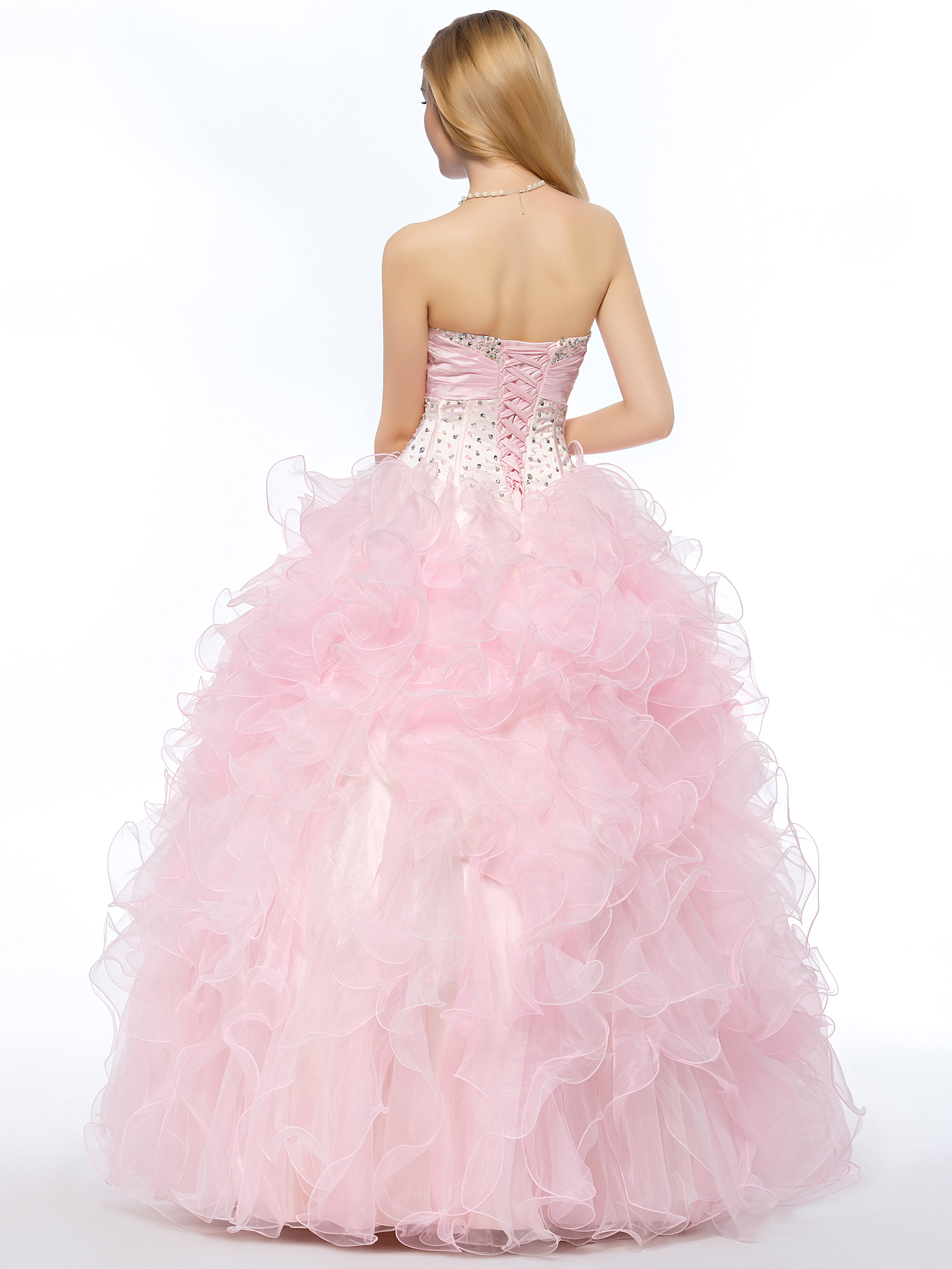 A-line Sweetheart Beading Quinceanera Dress