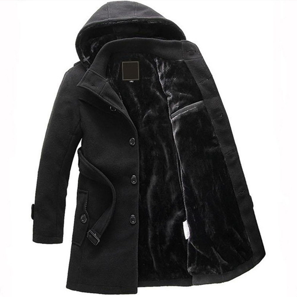 Ericdress Double-Layer Button Mid-Length Winter Single-Breasted Coat