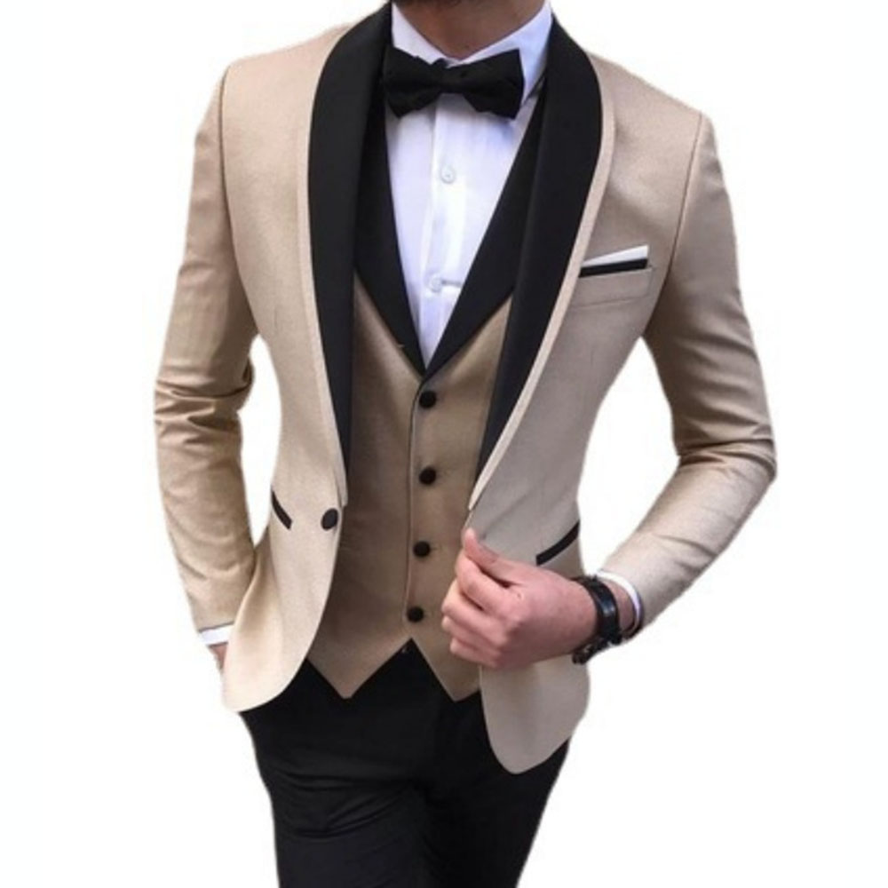 Ericdress Button Vest Men's Formal Dress Suit