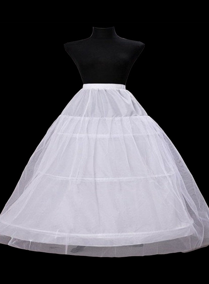 Ericdress Fluffy Double Layers with Three Steel Loops Ball Gown Wedding Petticoats