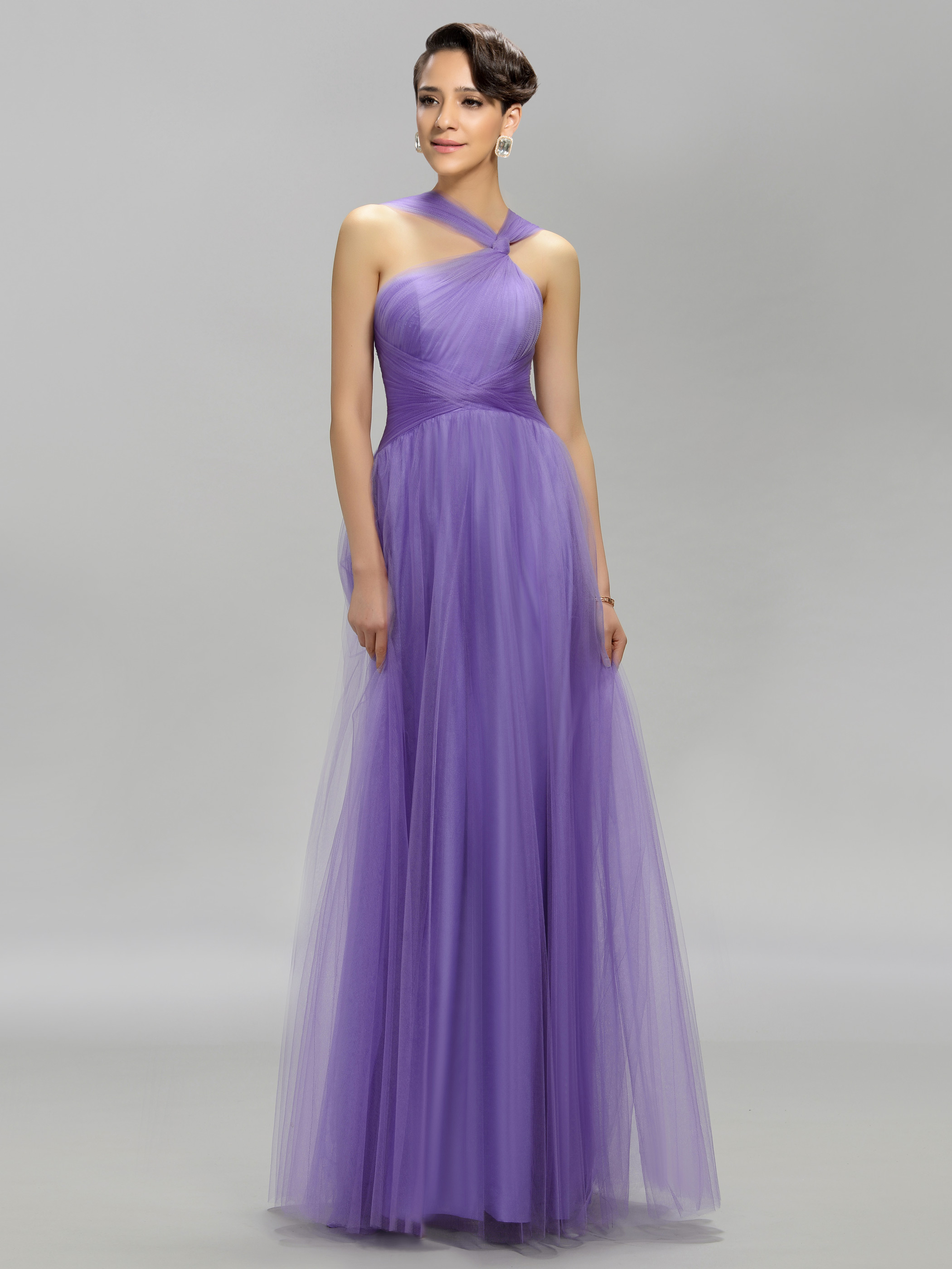 Halter A-Line Floor-Length Long Prom Dress-www.ericdress.com