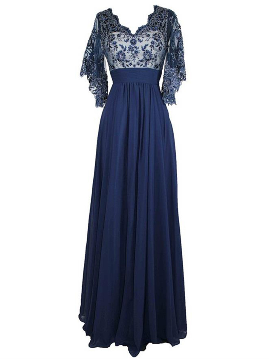 Ericdress Sleeves Sequins Lace Mother Of The Bride Dress