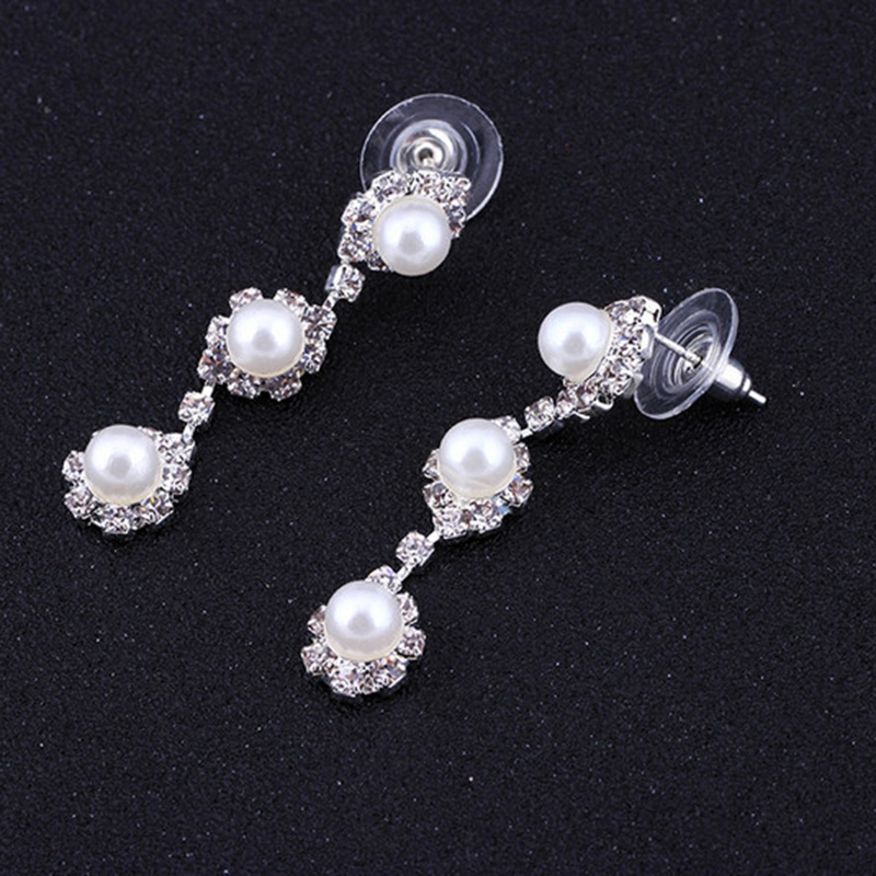Ericdress Wedding Pearl Diamante Bride Jewelry Set
