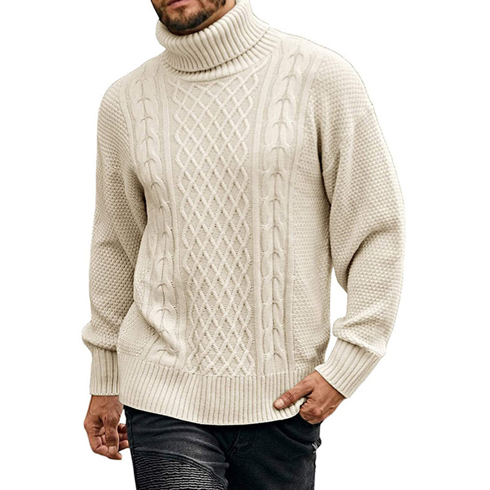 Ericdress Turtleneck Plain Standard Casual Winter Sweater