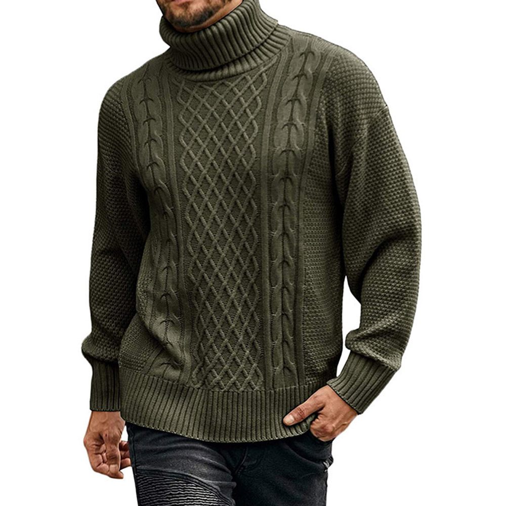 Ericdress Turtleneck Plain Standard Casual Winter Sweater