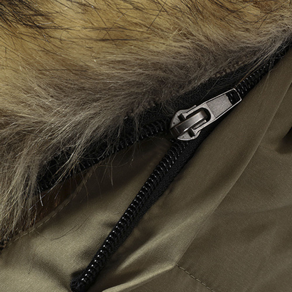 Ericdress Double-Layer Color Block Standard Zipper Casual Down Jacket