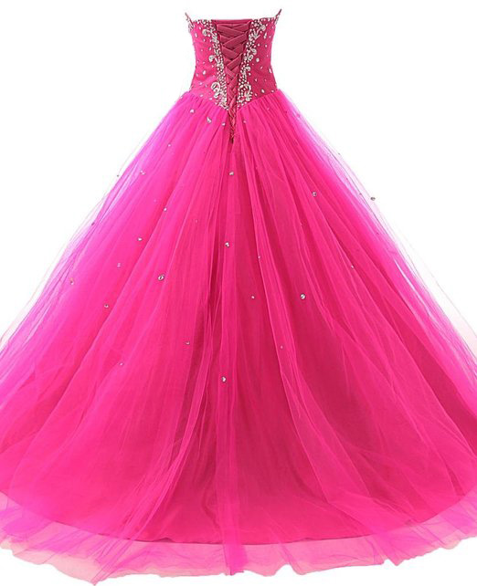 Ericdress Dramatic Ball Gown Beaded Sweetheart Quinceanera Dress