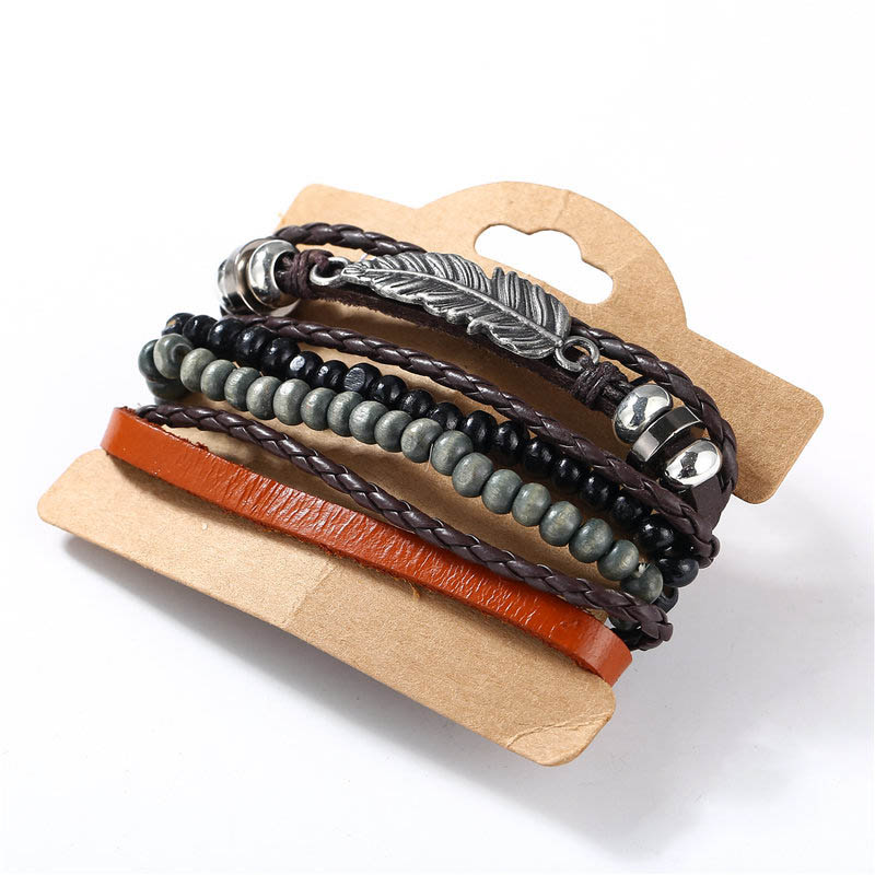 Ericdress Beads Woven Bracelets For Men