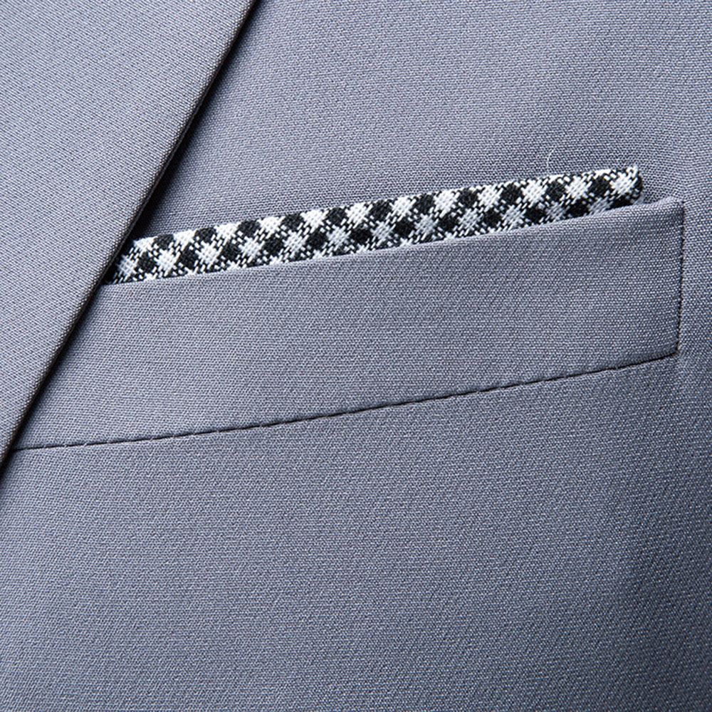 Ericdress Blazer Single-Breasted Pocket Mens Dress Suit