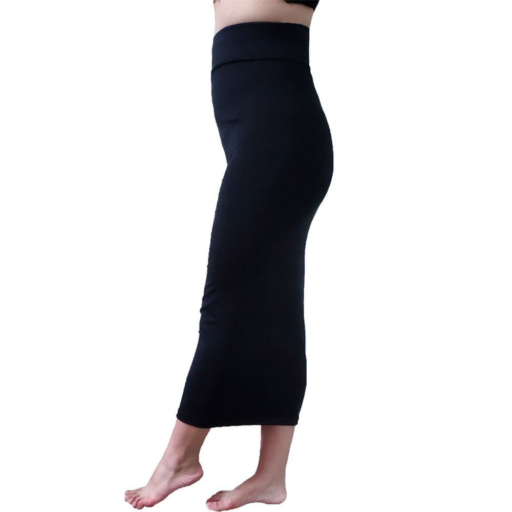 Ericdress Mid-Calf Bodycon Plain Sexy Skirt