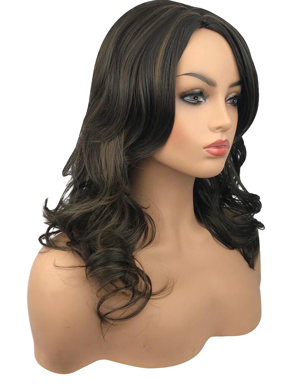 Ericdress Women's Medium Bob Hairstyles Wavy Synthetic Hair Wigs 16 Inches