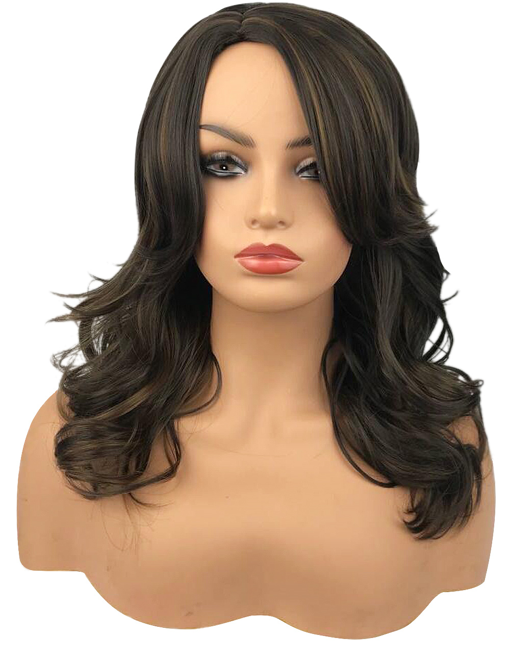 Ericdress Women's Medium Bob Hairstyles Wavy Synthetic Hair Wigs 16 Inches