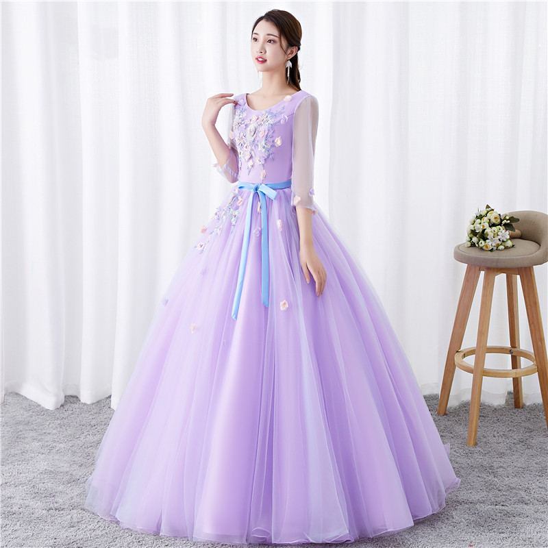 Ericdress Ball Gown 3D Flowers Quinceanera Dress