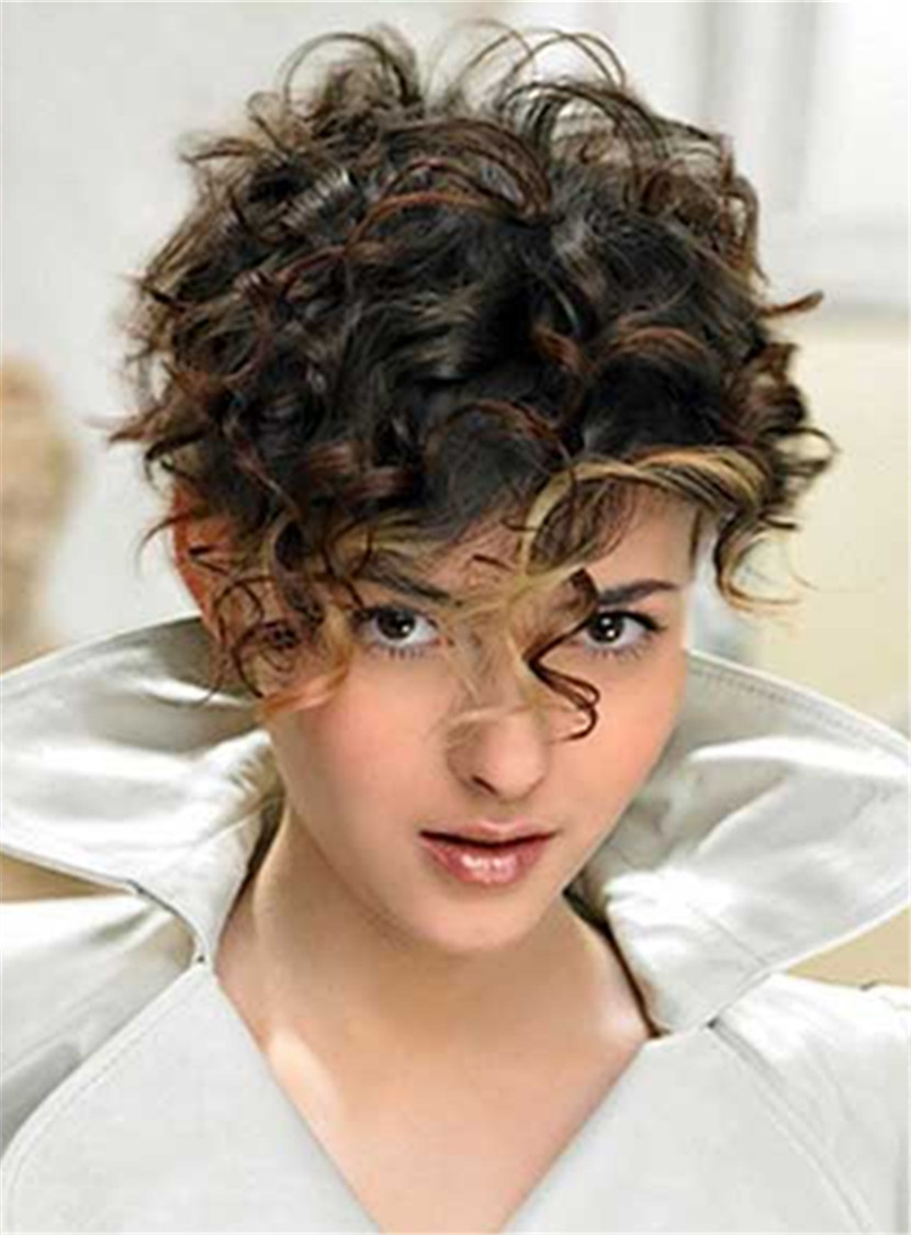 Ericdress Hot Short Curly Synthetic Hair Capless Wigs 8 Inches