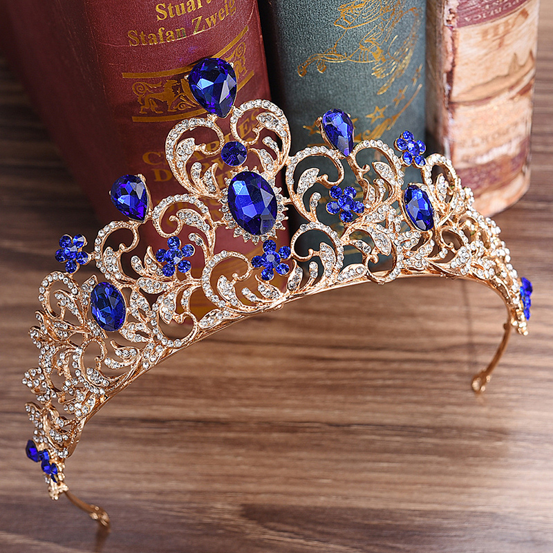 Tiara Crown Diamante Hair Accessories