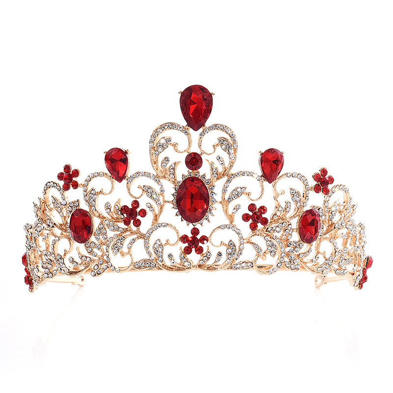 Tiara Crown Diamante Hair Accessories