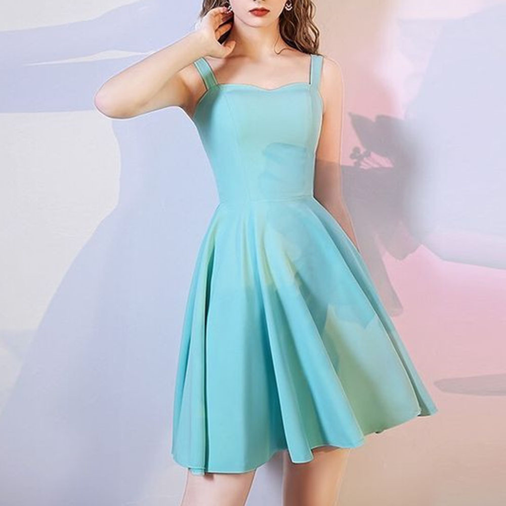 Ericdress Sleeveless A-Line Short/Mini Homecoming Dress 2021